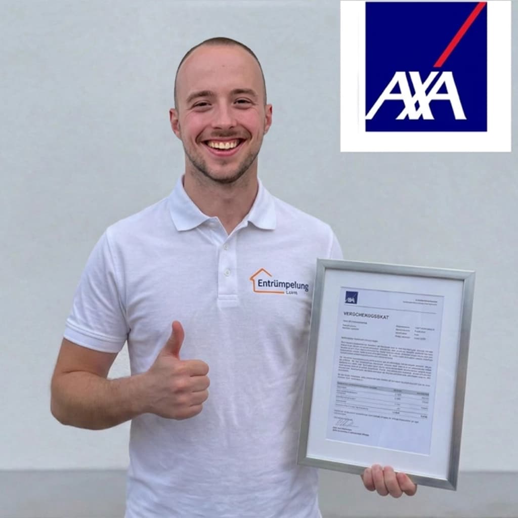 AXA und Signal Iduna Versicherungsschutz bei Entrümpelung Lakin